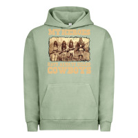 Pigment Oil Green my heroes have always killed cowboys retro Urban Hoodie - linhVisuals