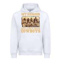 White my heroes have always killed cowboys retro Urban Hoodie - linhVisuals