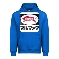 Cobalt bullmark Urban Hoodie - linhVisuals