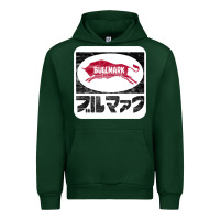 Forest Green bullmark Urban Hoodie - linhVisuals