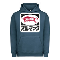 Pigment Midnight Navy bullmark Urban Hoodie - linhVisuals