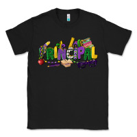 Black principal mardi gras cowgirl Classic Tee - CowGirlArtShop
