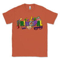Copper principal mardi gras cowgirl Classic Tee - CowGirlArtShop