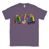 Lavender principal mardi gras cowgirl Classic Tee - CowGirlArtShop