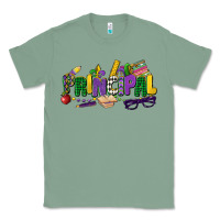 Sage principal mardi gras cowgirl Classic Tee - CowGirlArtShop