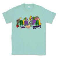 Seafoam principal mardi gras cowgirl Classic Tee - CowGirlArtShop