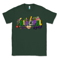 Sports Green principal mardi gras cowgirl Classic Tee - CowGirlArtShop