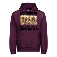 Mauve Wine my heroes have always killed cowboys retro Urban Hoodie - linhVisuals