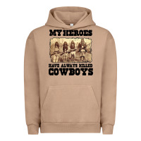 Pigment Burro my heroes have always killed cowboys retro Urban Hoodie - linhVisuals
