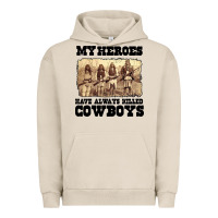 Pigment French Oak my heroes have always killed cowboys retro Urban Hoodie - linhVisuals