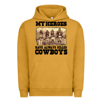 Pigment Peanut Butter my heroes have always killed cowboys retro Urban Hoodie - linhVisuals