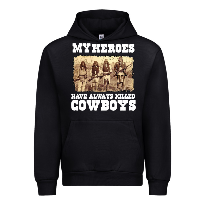 My Heroes Have Always Killed Cowboys Retro Urban Hoodie by linhVisuals | Teevron