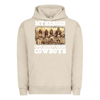 Pigment French Oak my heroes have always killed cowboys retro Urban Hoodie - linhVisuals