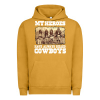 Pigment Peanut Butter my heroes have always killed cowboys retro Urban Hoodie - linhVisuals