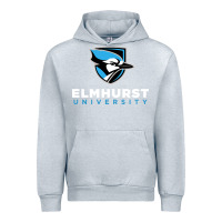 Heather Grey elmhurst university Urban Hoodie - linhVisuals