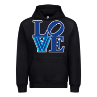 Black villanova love Urban Hoodie - linhVisuals