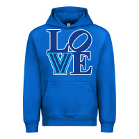 Cobalt villanova love Urban Hoodie - linhVisuals