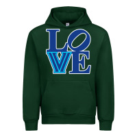 Forest Green villanova love Urban Hoodie - linhVisuals