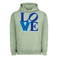 Pigment Oil Green villanova love Urban Hoodie - linhVisuals