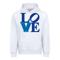 White villanova love Urban Hoodie - linhVisuals