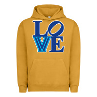 Pigment Peanut Butter villanova love Urban Hoodie - linhVisuals