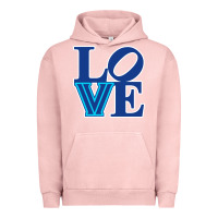 Pigment Salmon villanova love Urban Hoodie - linhVisuals