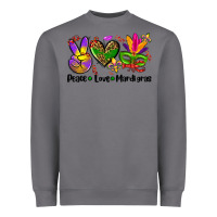 Storm peace love  mardi gras Heavyweight Sweatshirt - AdoDesignShop