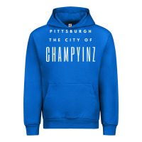 Cobalt pittsburgh city of champyinz steel city Urban Hoodie - linhVisuals