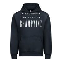 Navy pittsburgh city of champyinz steel city Urban Hoodie - linhVisuals