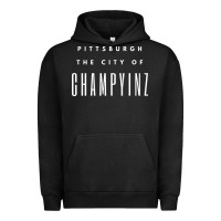 Pigment Black pittsburgh city of champyinz steel city Urban Hoodie - linhVisuals