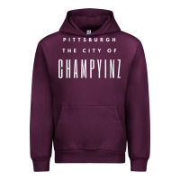 Mauve Wine pittsburgh city of champyinz steel city Urban Hoodie - linhVisuals