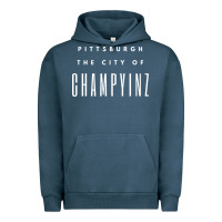 Pigment Midnight Navy pittsburgh city of champyinz steel city Urban Hoodie - linhVisuals