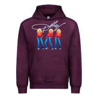 Mauve Wine dolly musician Urban Hoodie - linhVisuals