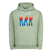 Pigment Oil Green dolly musician Urban Hoodie - linhVisuals
