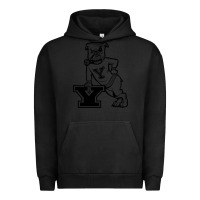 Pigment Black yale vintage Urban Hoodie - linhVisuals