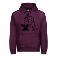 Mauve Wine yale vintage Urban Hoodie - linhVisuals