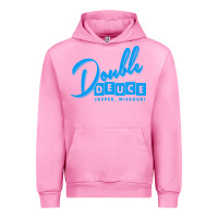 Fuchsia Pink double deuce bar Urban Hoodie - linhVisuals