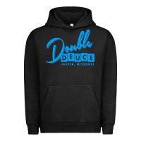 Pigment Black double deuce bar Urban Hoodie - linhVisuals