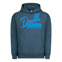 Pigment Midnight Navy double deuce bar Urban Hoodie - linhVisuals