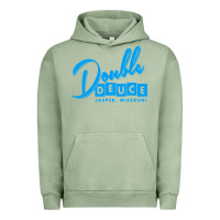 Pigment Oil Green double deuce bar Urban Hoodie - linhVisuals