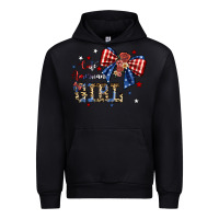 Black cute american girl Urban Hoodie - JahusDesignShop