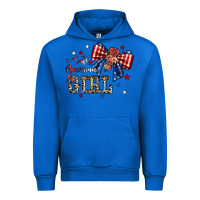 Cobalt cute american girl Urban Hoodie - JahusDesignShop