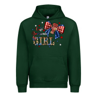 Forest Green cute american girl Urban Hoodie - JahusDesignShop