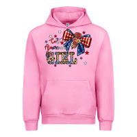 Fuchsia Pink cute american girl Urban Hoodie - JahusDesignShop