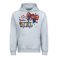Heather Grey cute american girl Urban Hoodie - JahusDesignShop