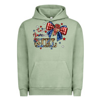 Pigment Oil Green cute american girl Urban Hoodie - JahusDesignShop