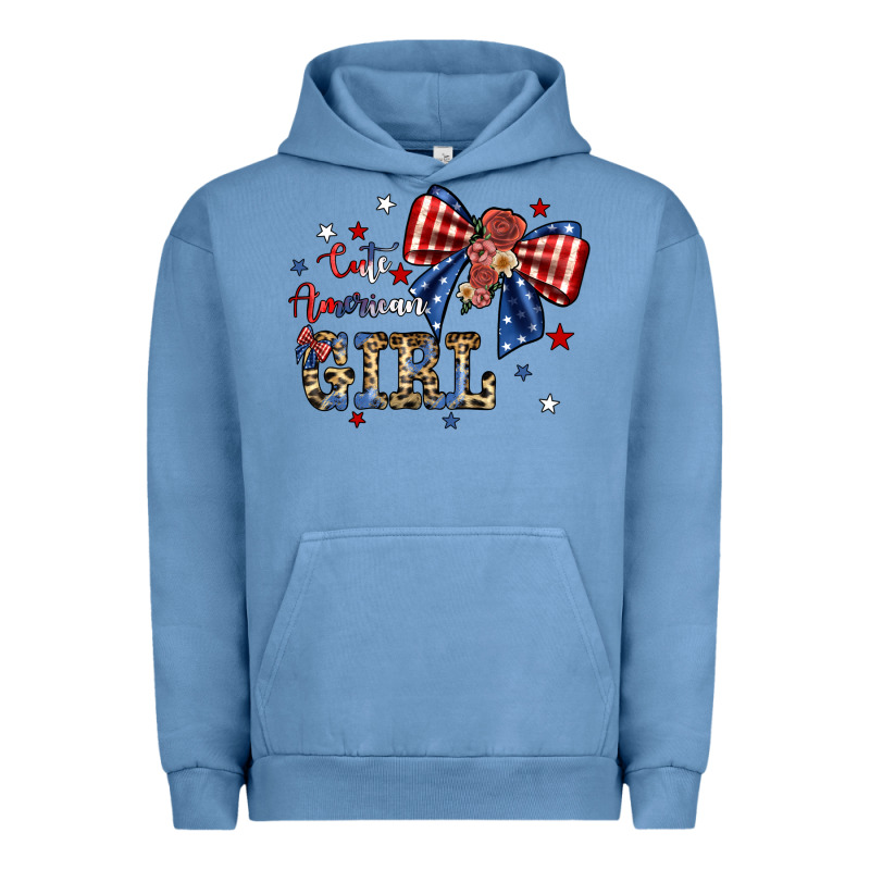 Cute American Girl Urban Hoodie by JahusDesignShop | Teevron