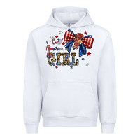 White cute american girl Urban Hoodie - JahusDesignShop