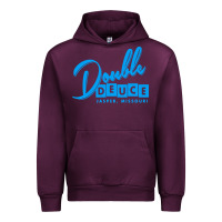 Mauve Wine double deuce bar Urban Hoodie - linhVisuals