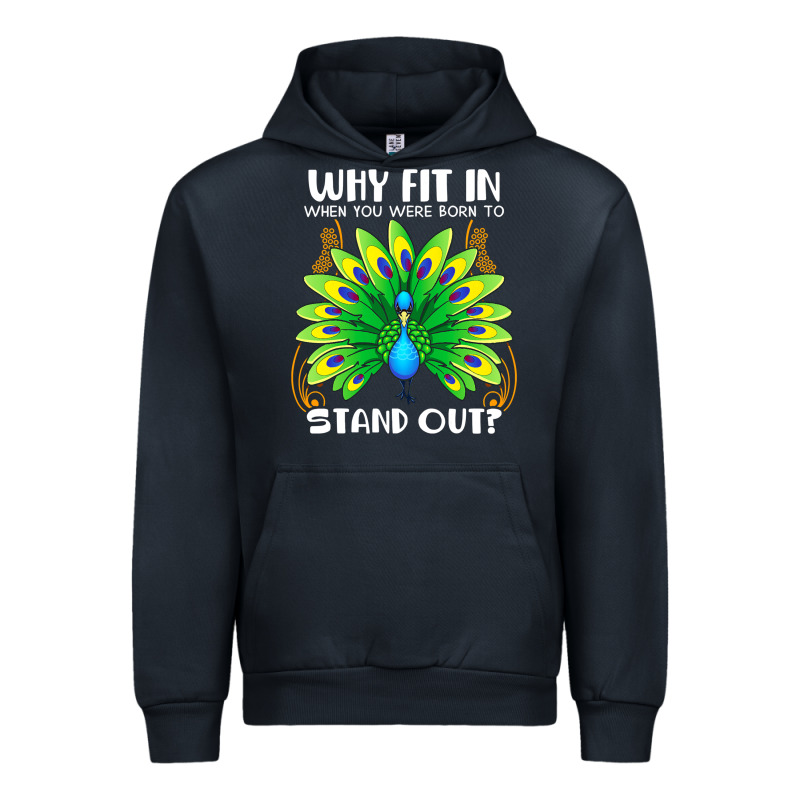 Peacock Inspired Beautiful Color Bird (3) Urban Hoodie by linhVisuals | Teevron